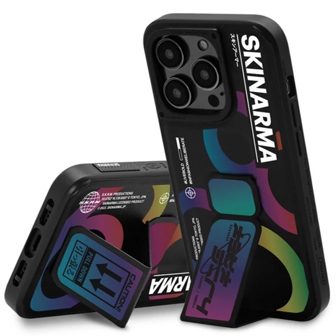 SkinArma iPhone 14 Pro Bango Leather Case With Extendable Grip SkinArma iPhone 14 Pro Bango Leather Case With Extendable Grip